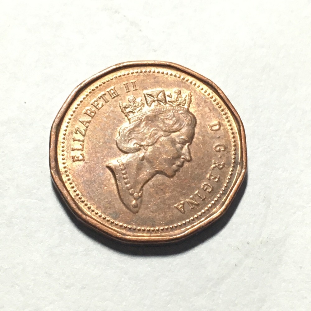 1992 CANADA ONE CENT COIN.