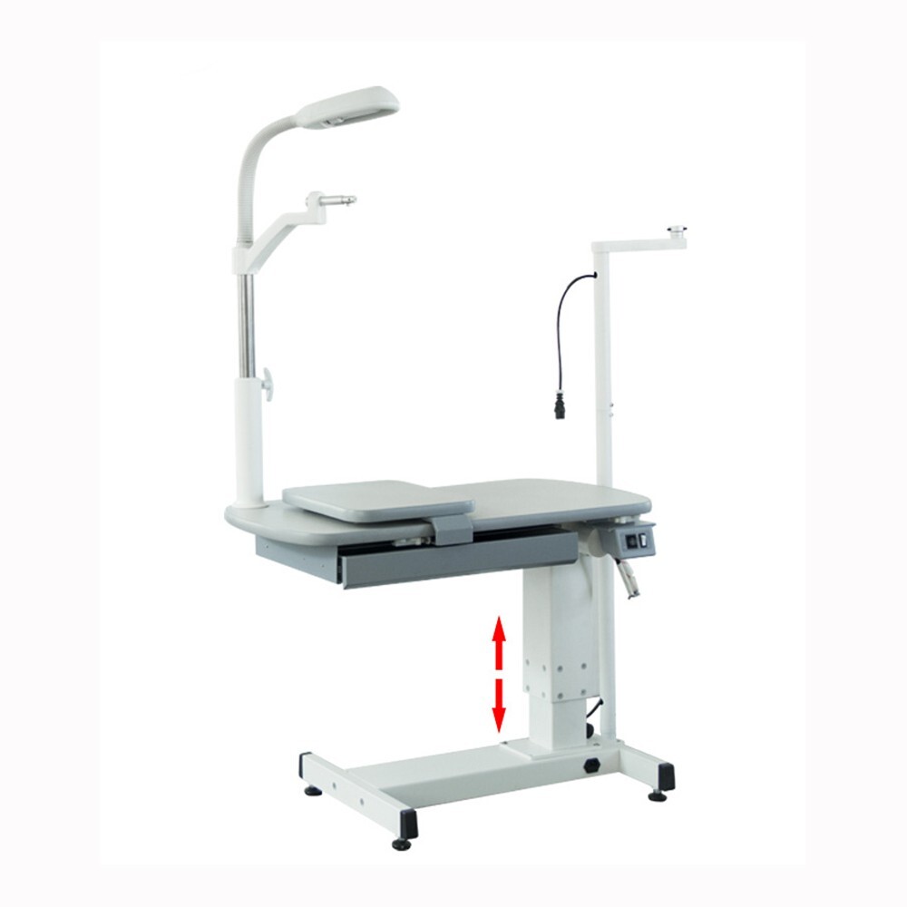 CP-180B Automatic Optometer Stand Eyeglass Tool Cart w/ Light Adjustable Height