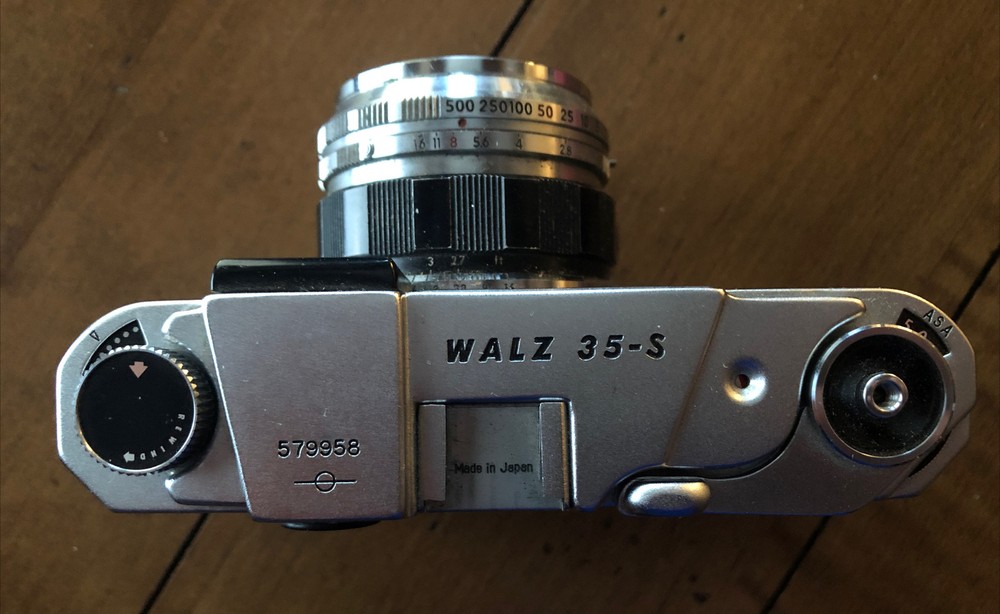Vintage Camera Walz 35-S in leather case