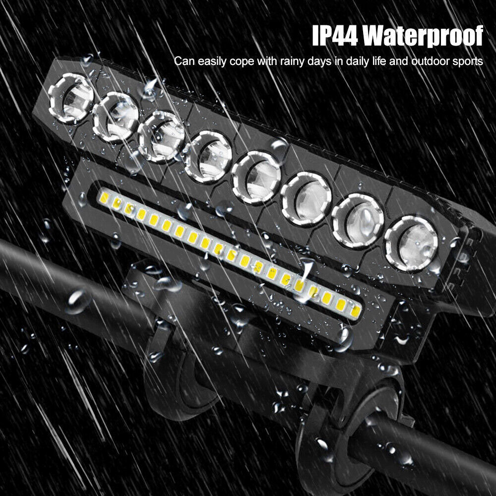 Super Bright Bicycle Front Headlight LED Bike Light USB Rechargeable Waterproof