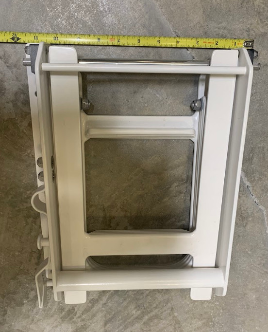 GG Schmitt & Sons White Fold Down Ladder 11-3/4" w (L02F3200)