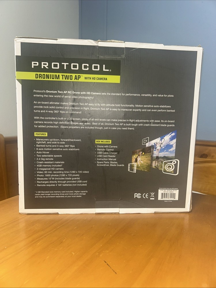 Protocol - Dronium Two AP Drone with Remote Controller
