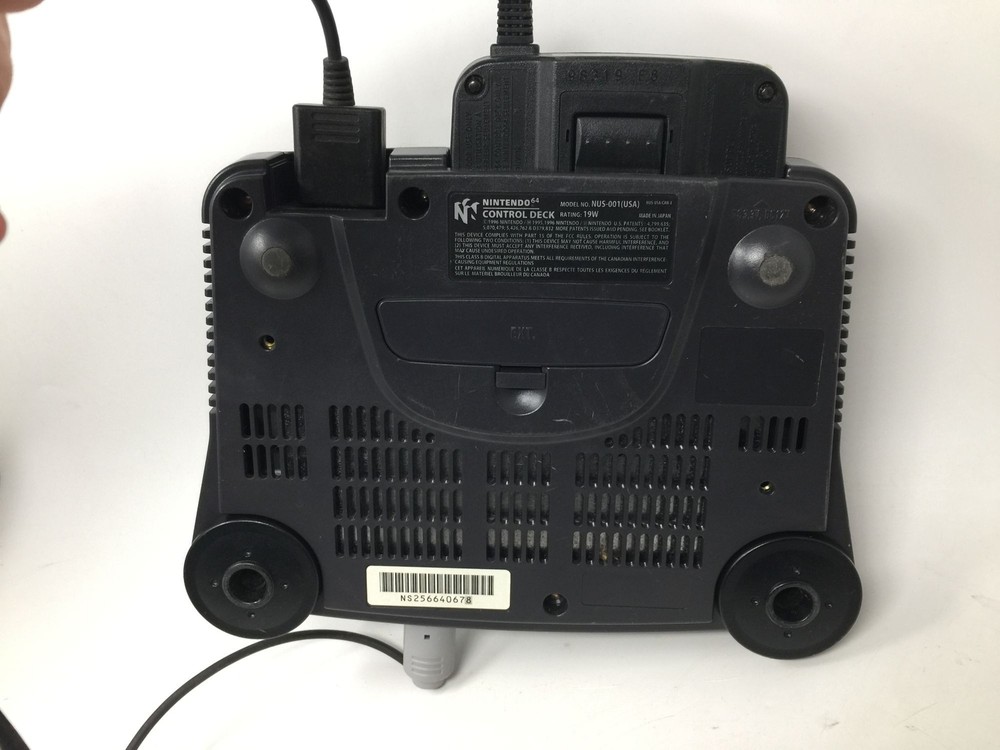 Nintendo 64 Control Deck System with RFU Adapter (Model P-067) and remote