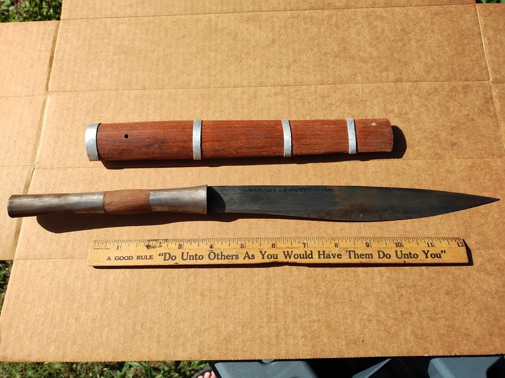 Vintage Burmese Dagger Knife 16"