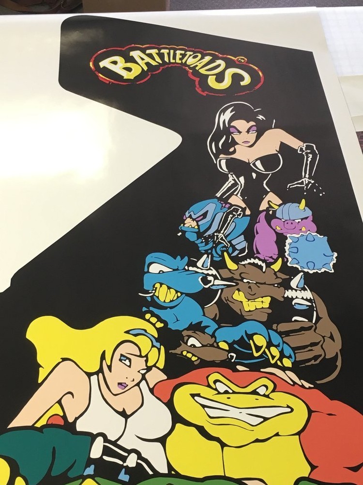 BattleToads Side Art - Arcade Machine Game 3M Premium Film
