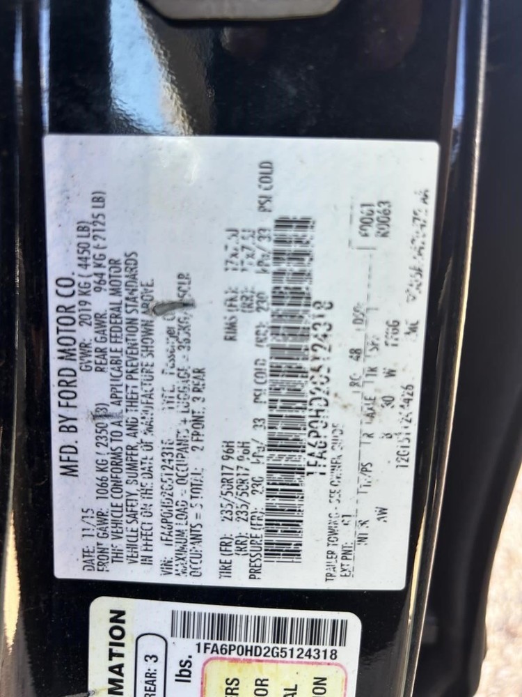 Stabilizer Bar Front Fits 15-20 FUSION 104724593