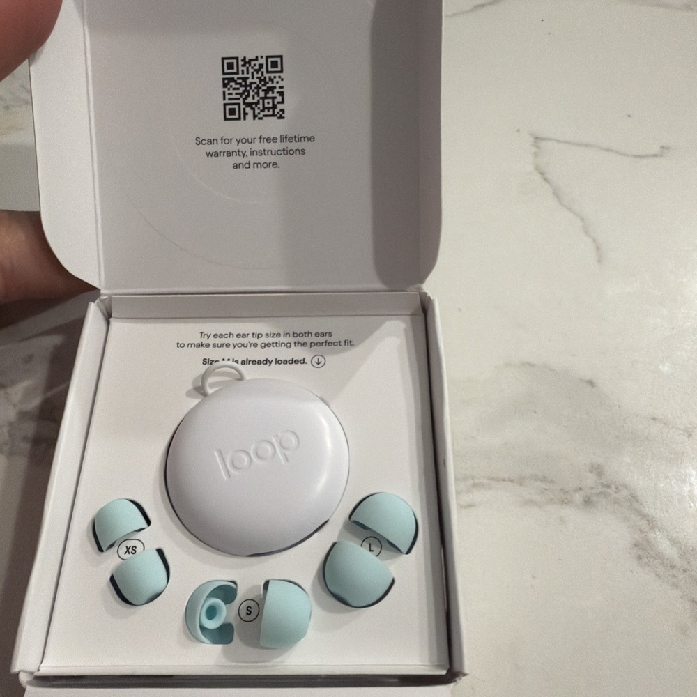 Loop Quiet Ear Plugs for Noise Reduction - Mint color -Open Box
