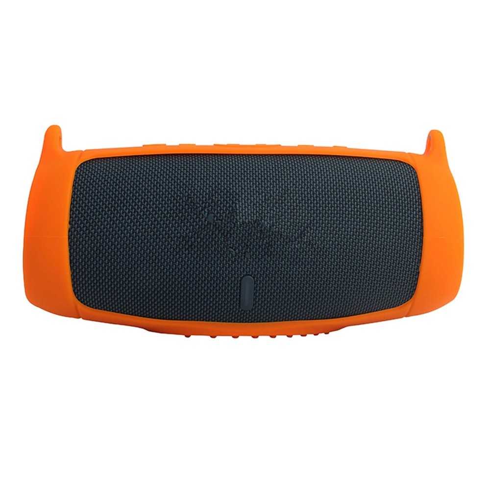 Orange Silicone Cover Pad With Strap For JBL Charge 5 Bluetooth Speaker n