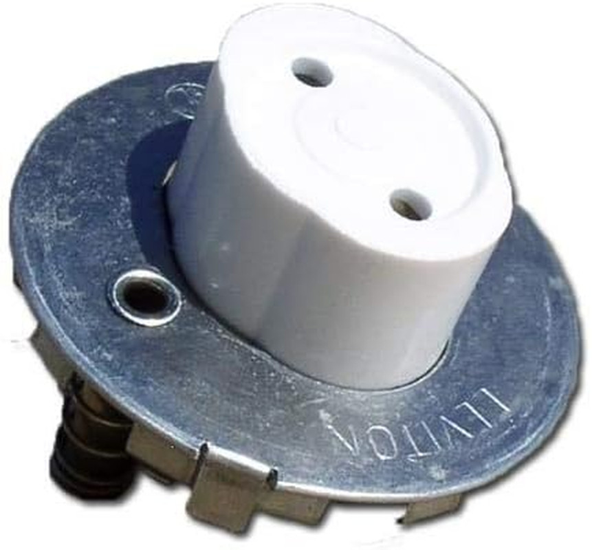 Medium Base, Bi-Pin, Standard Fluorescent Lampholder, 13518, White