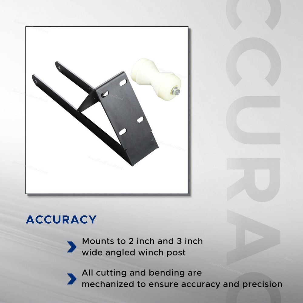 Boat Trailer Galvanized Winch Seat With Roller For Winch Posts With Roller