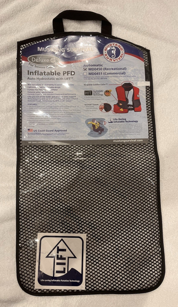 Mustang Survival HIT Inflatable MD0450 TYPE V w/Strobe