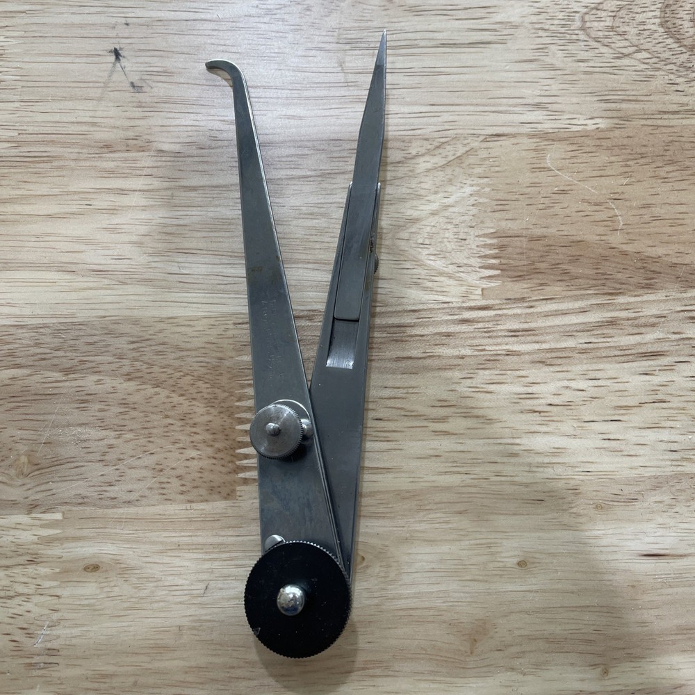 Starrett 42-6 Lock-Joint Hermaphrodite Caliper, 6"