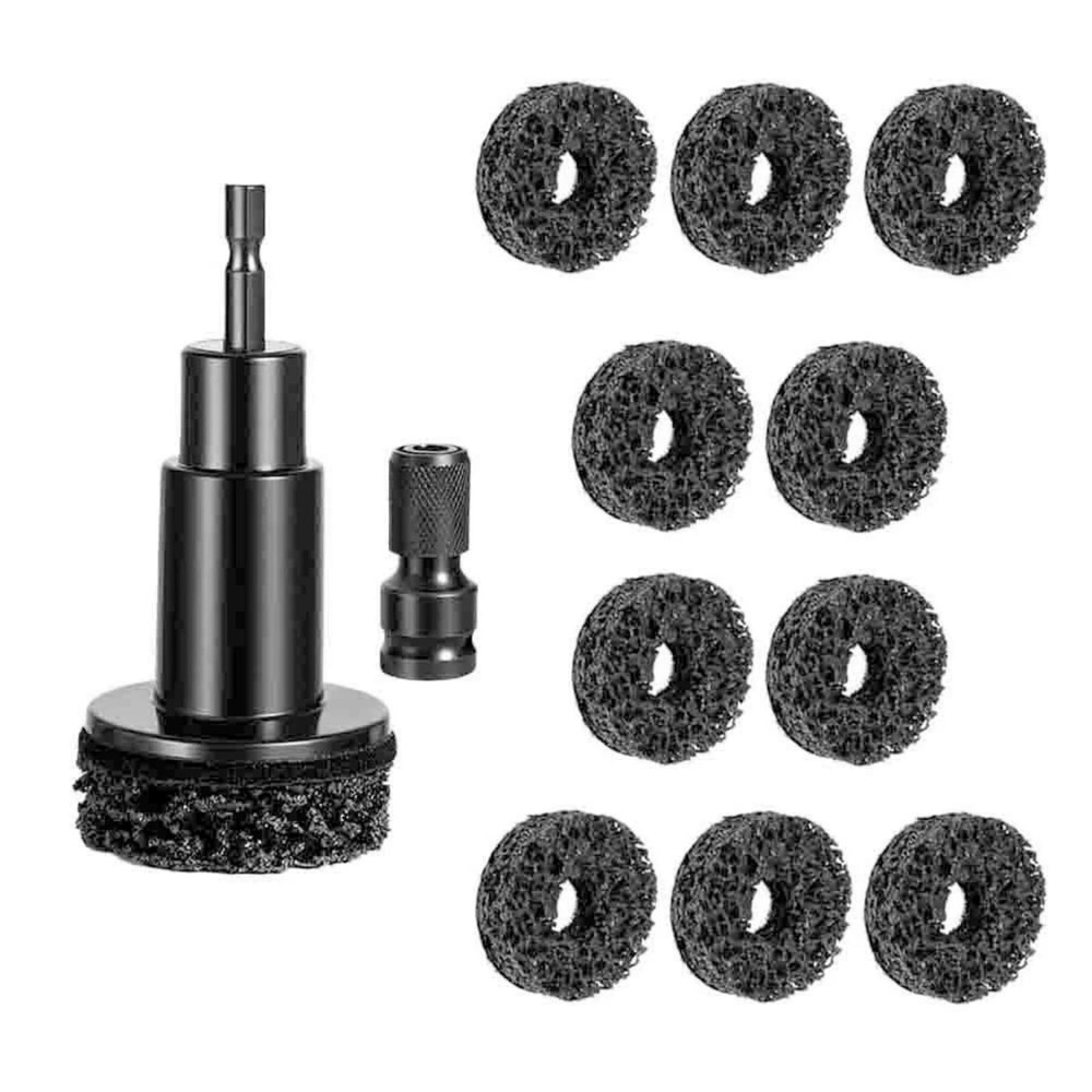 Stud Rust Removal Tool Kit Wheel Hub Cleaner Brake Hub Resurfacing 1/2" Drill