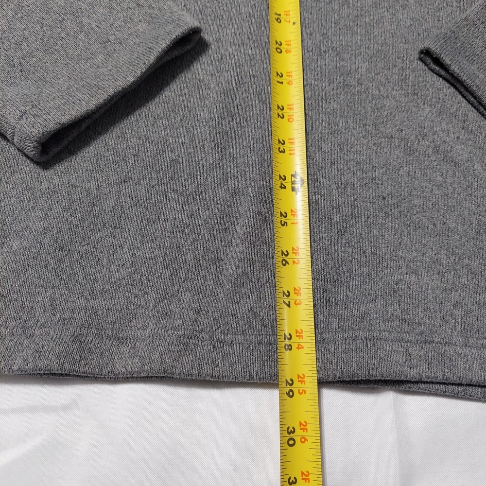IZOD Advantage Performance 1/4 Zip Pullover Gray Mens 2XLT Stretch