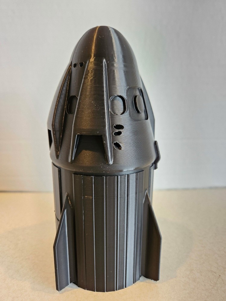 SpaceX Dragon Spacecraft Model, 6in scale
