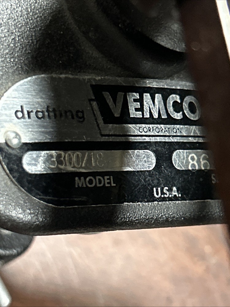 VEMCO 3300 18" Detailer Drafting Machine
