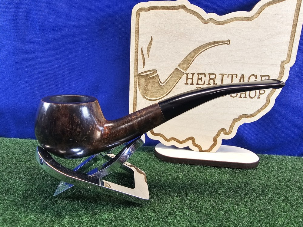 M-Line by Mutcat Limited Edition Smooth Finish Bent Briar Pipe, Unsmoked