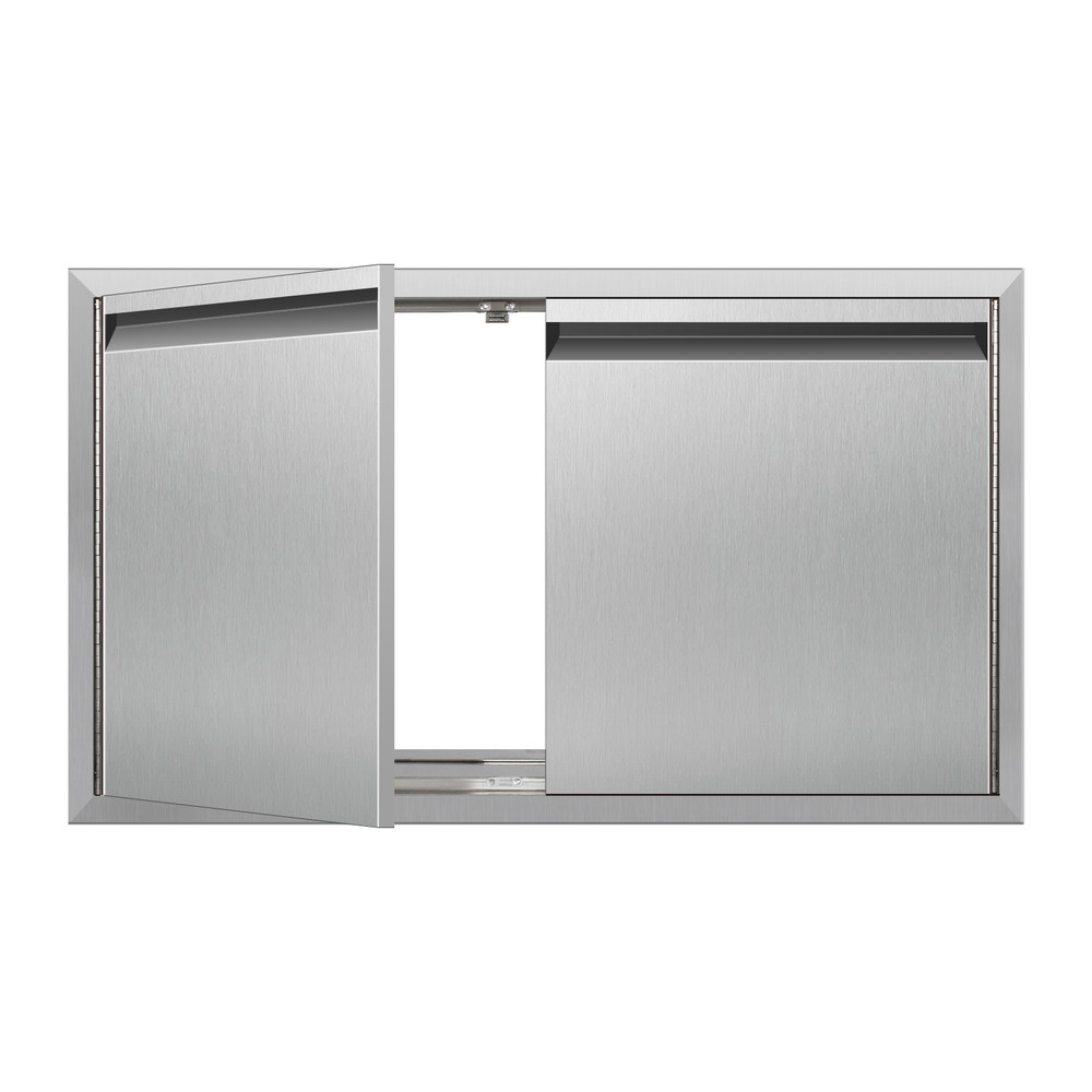 Outdoor Kitchen Doors with Invisible Handle Stainless Flush Mount Door(Mul-size)