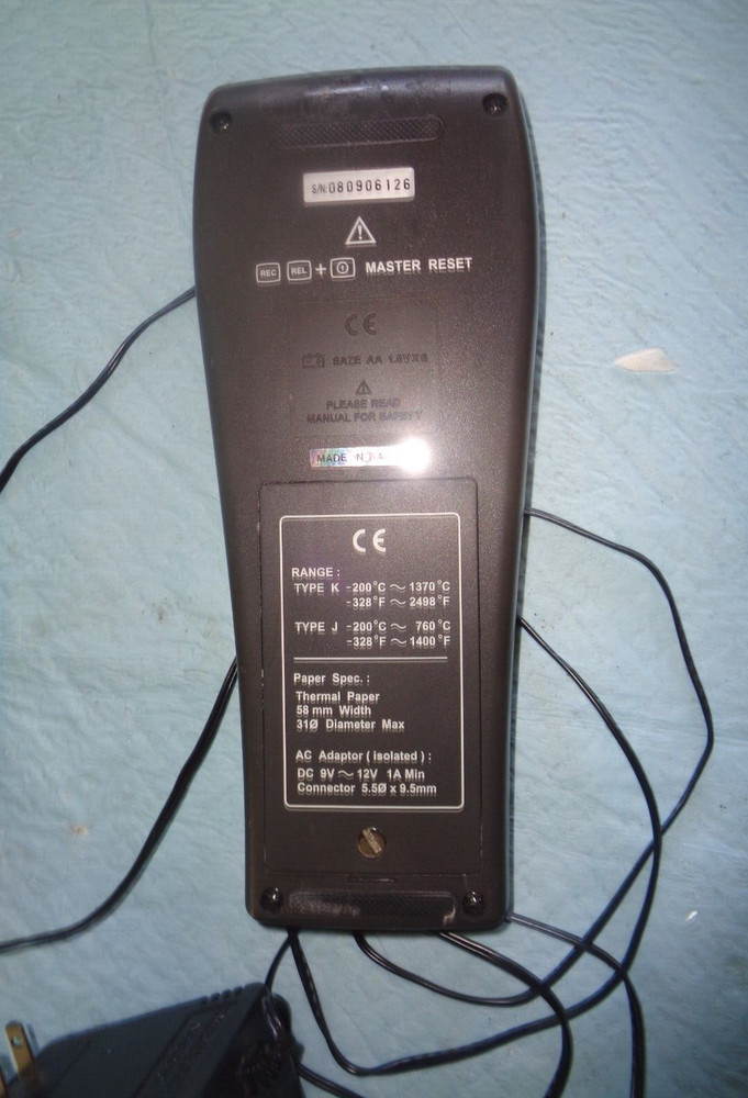 Omegaette HH500 Temperature Recorder In Case, Works