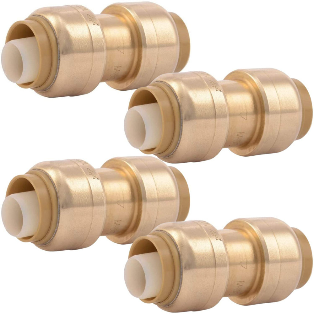 Sharkbite 1/2'' Push T X 1/2'' D Push Brass Coupling