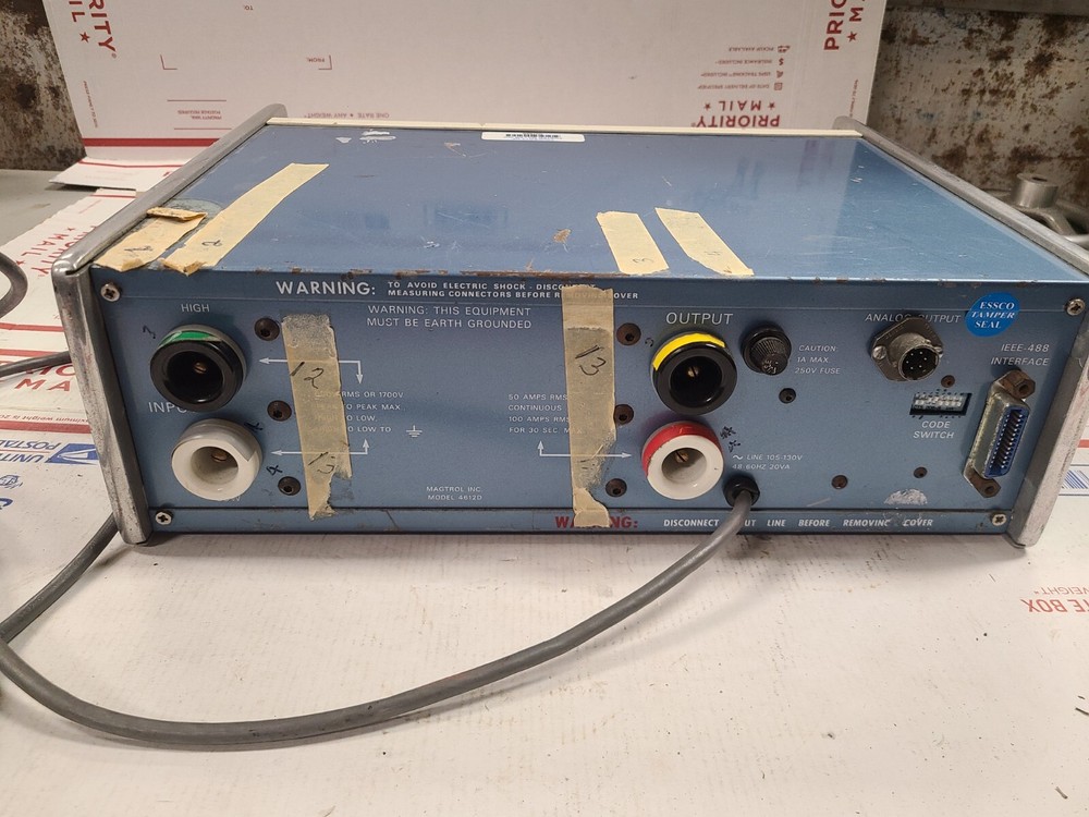 Magtrol Model 4612B DIGITAL POWER ANALYZER