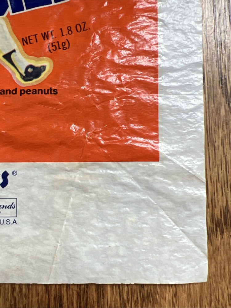 vintage 1970s Reggie Jackson Candy Bar Wrapper - Curtiss