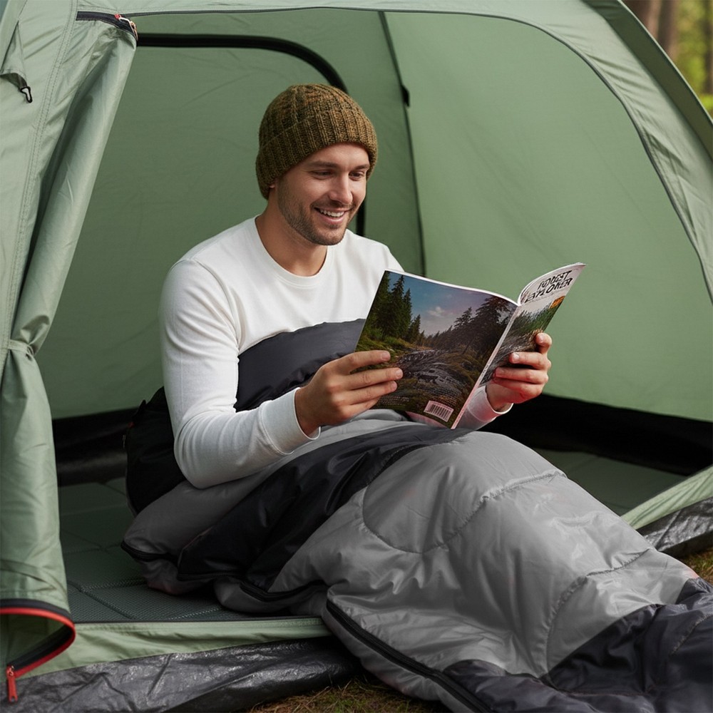 Lightweight Sleeping Bag for Backpacking, Hiking, Waterproof Compact Envelope
