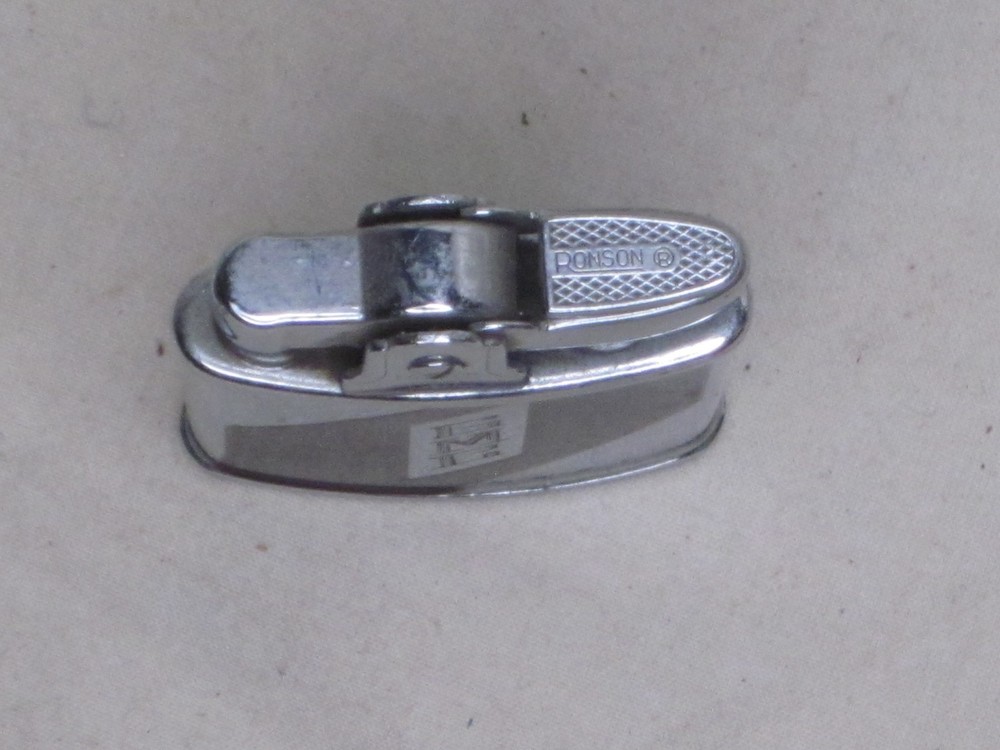vintage RONSON PRINCESS lighter engraved GMC ? untested