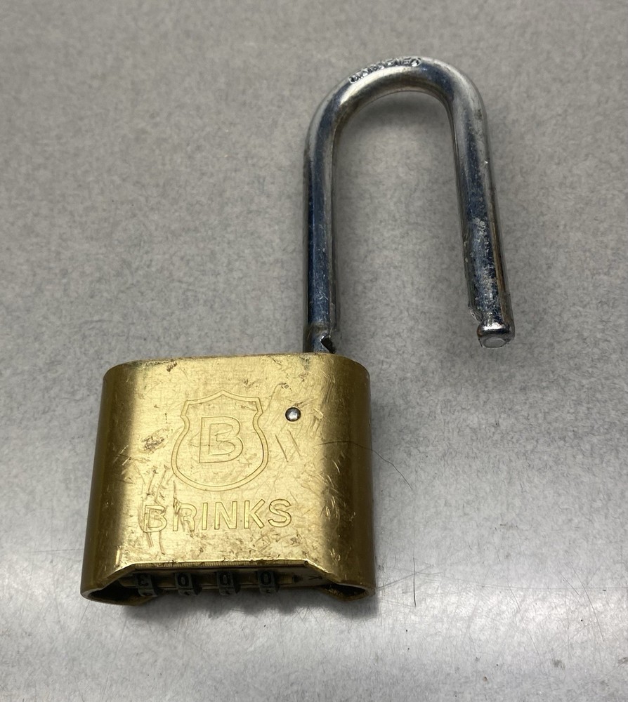 Brinks Combination Lock Used Padlock