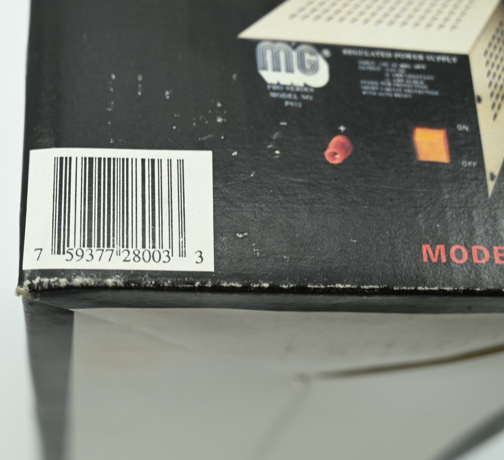 MG Pro Series Model PS12 Regulated Power Supply NEW in Box