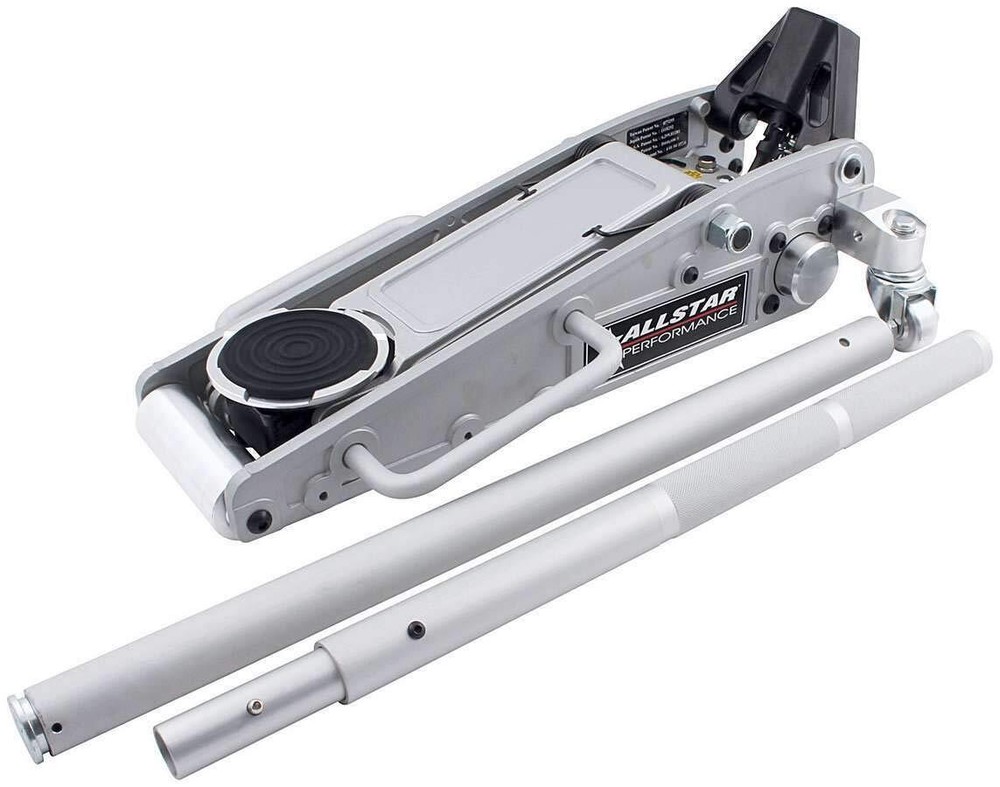 Allstar Performance 10425 | Aluminum Racing Jack 6 Pump Silver