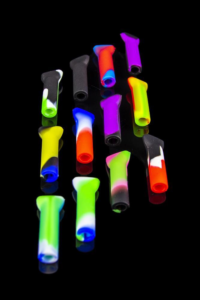 Smoke Bloo Trippy Tips Silicone Rolling Tips - 12 Pack