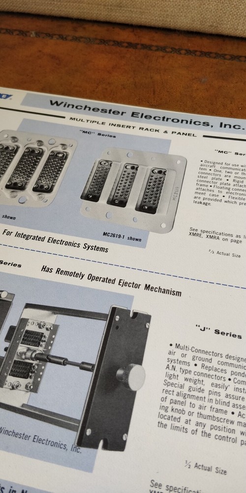 1950s Winchester Electronics ~ Catalog No.359 ~Electronics Connectors Terminals