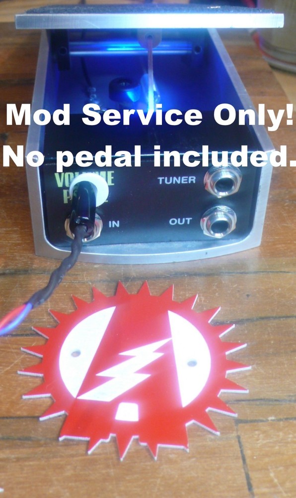 Mod Service: Ernie Ball VP Jr. Volume Pedal Alchemy Audio Active Buffer LED Mod