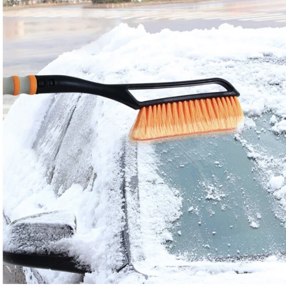 window snow scrapers and Brush