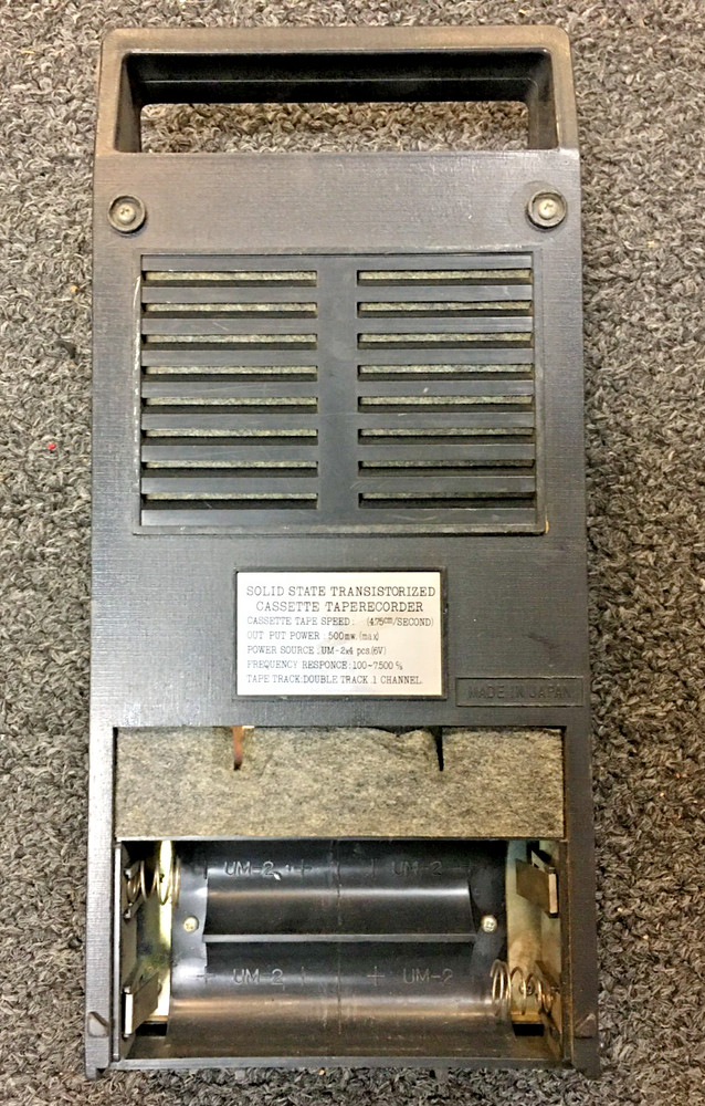 FEDERAL TRASISTOR CASSETTE TAPE RECORDER, JAPAN, UNTESTED