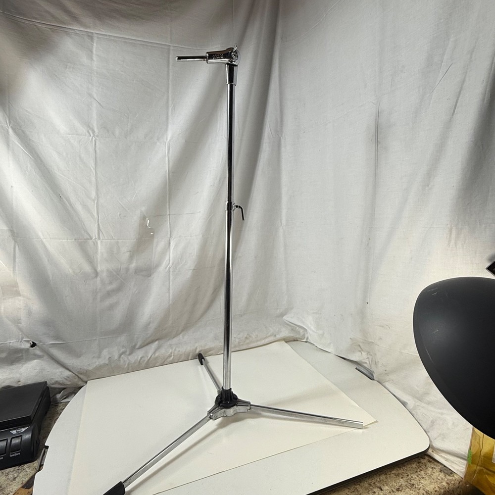 Vintage Percussion Stand Hardware Roxy West Germany Straight Stand With Mount