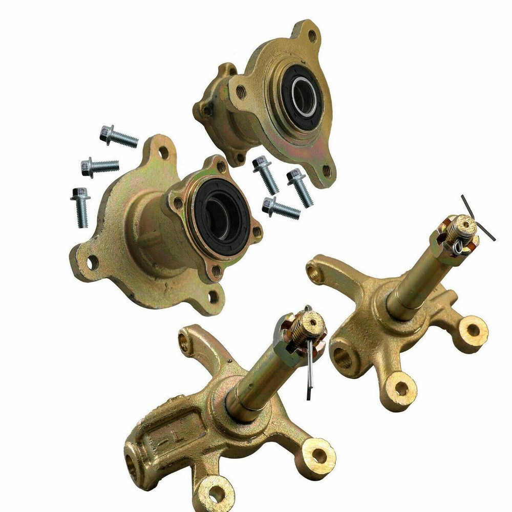 Front 3 Stud Wheel Hub Steering Knuckle Spindle Brake Caliper Rotor Carts Buggy