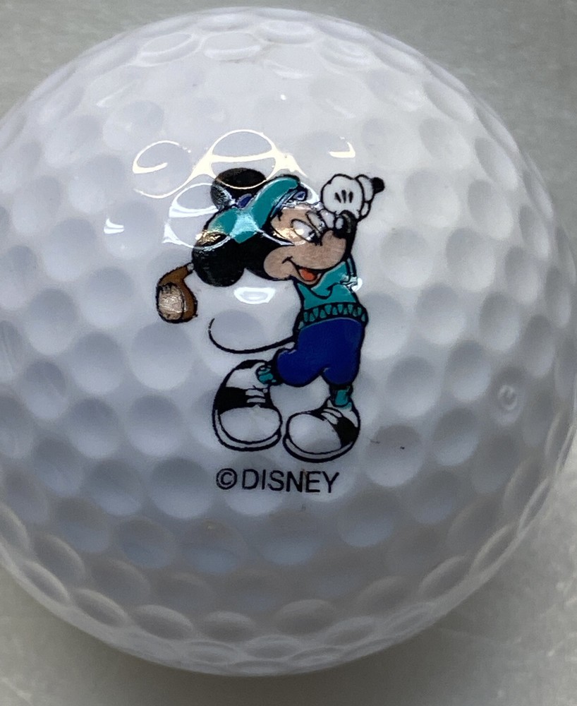 Disney Mickey Mouse Playing Golf Ball Pinnacle 3 Power 392
