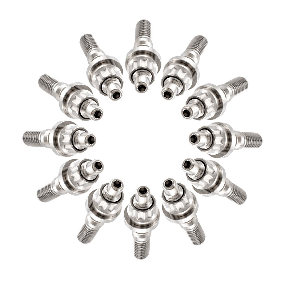 Titanium Exhaust Manifold Stud Kit M8/M10 Bolt GR5 Titanium Intake Stud Kit 1pcs