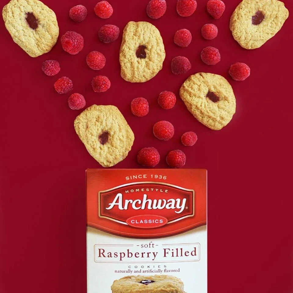 Archway Cookies, Raspberry Filled, 9 Oz 9 (Pack of 1)