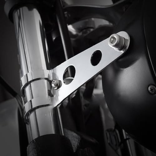 Motorcycle Headlight Bracket,Universal Headlight Ear Brackets, 2pcs Adjustable