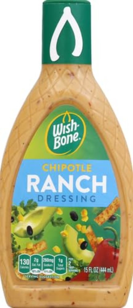 Chipotle Ranch Dressing by Wish-bone - 4 Bottles