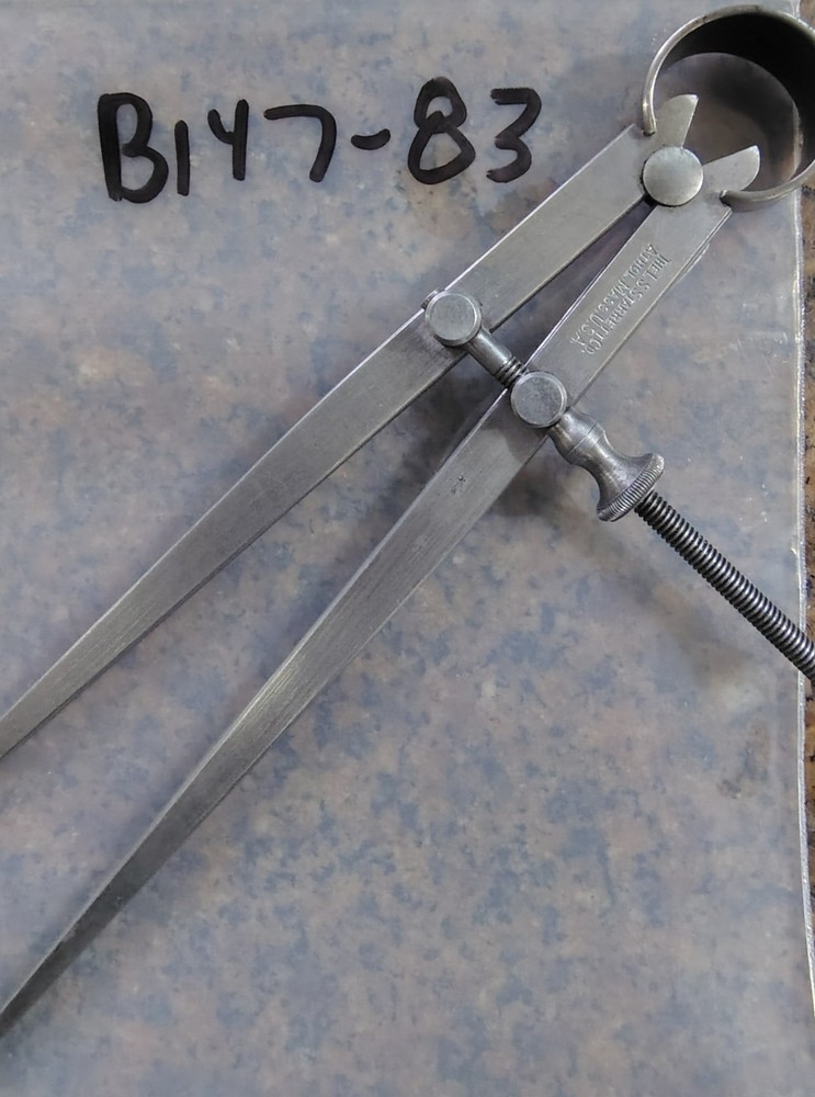 🗽 VINTAGE STARRETT 8-1/2" ID CALIPER