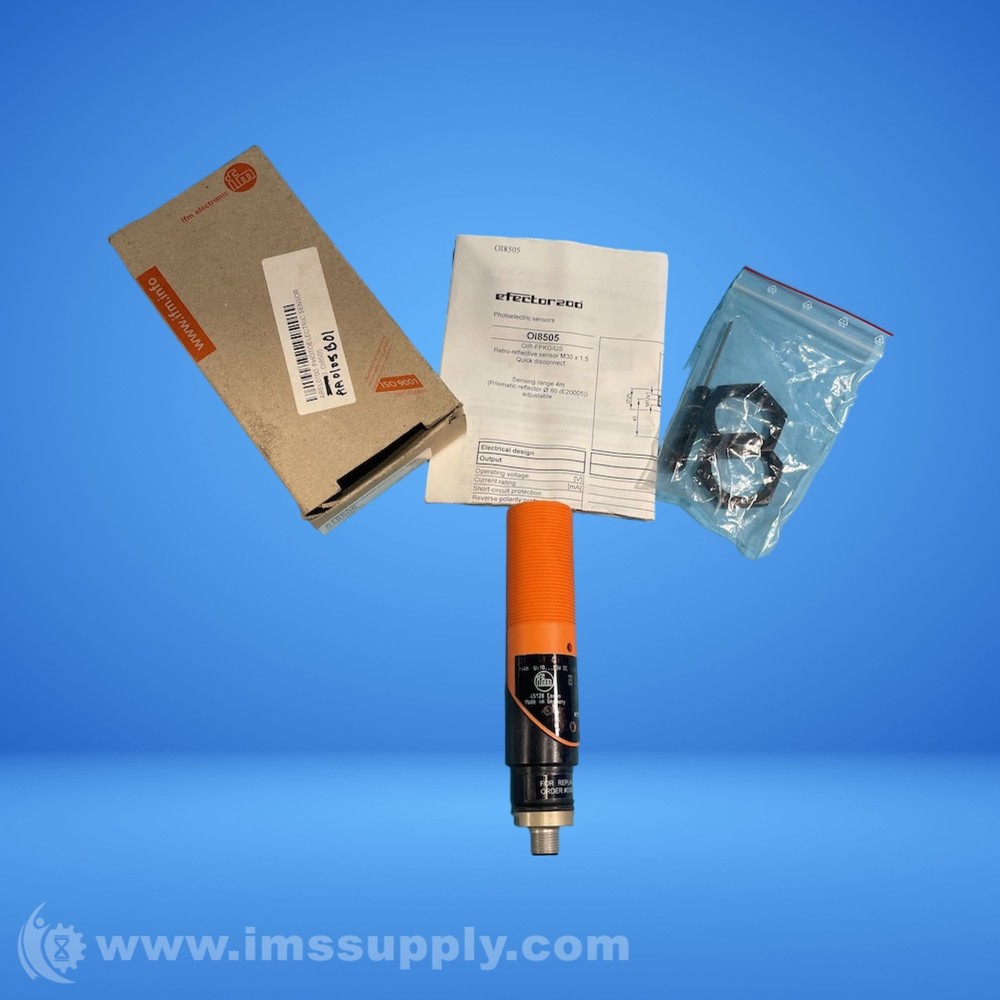 IFM OI8505 Retro-reflective Photoelectric Sensor FNFP
