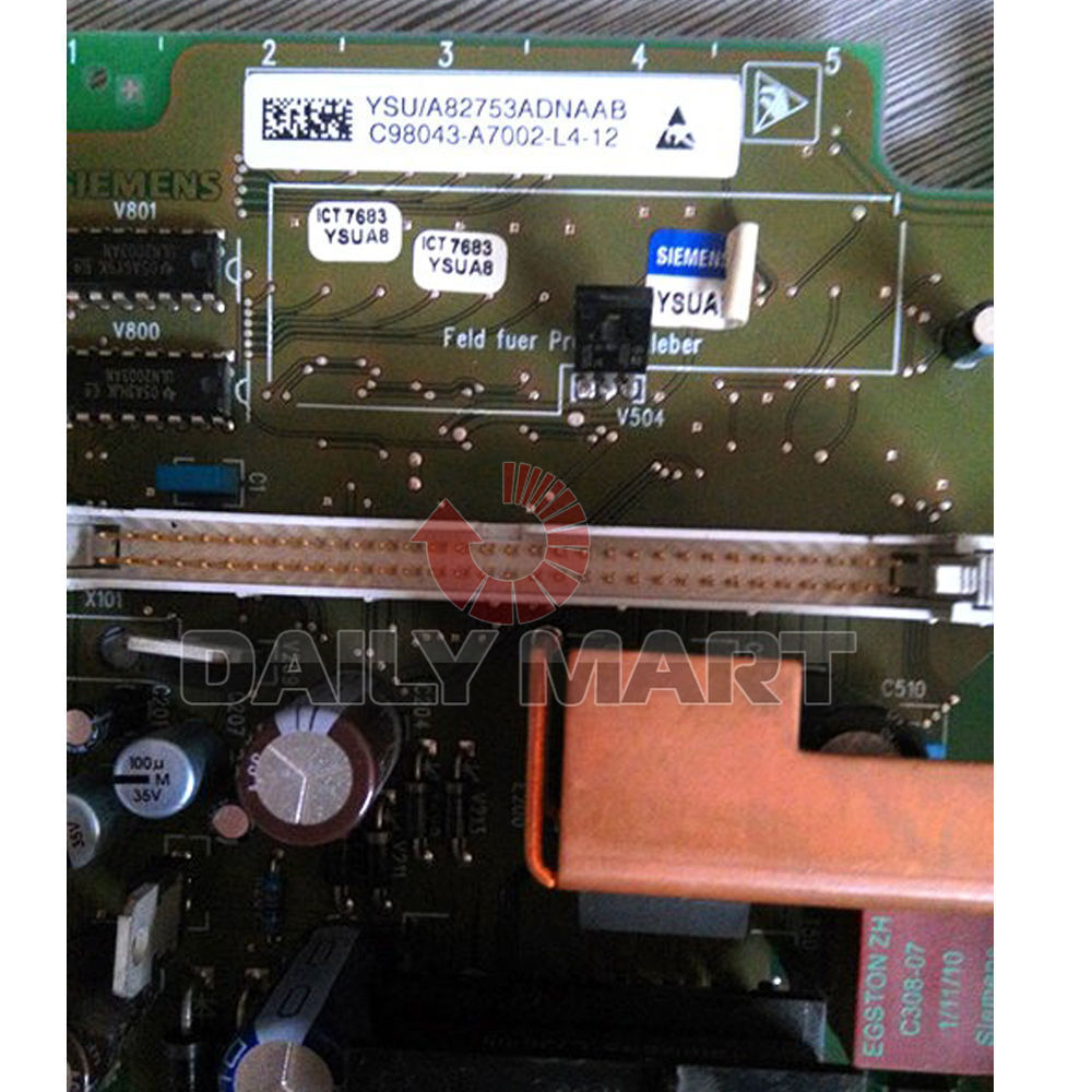 SIEMENS C98043-A7002-L4-12 CONVERTER POWER INTERFACE SUPPLY BOARD PLC MODULE