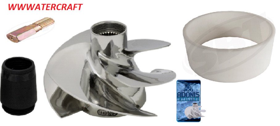 SeaDoo 1997 XP  ADONIS 16/24  POLISHED Impeller, Wear Ring, FREE Tool Kit