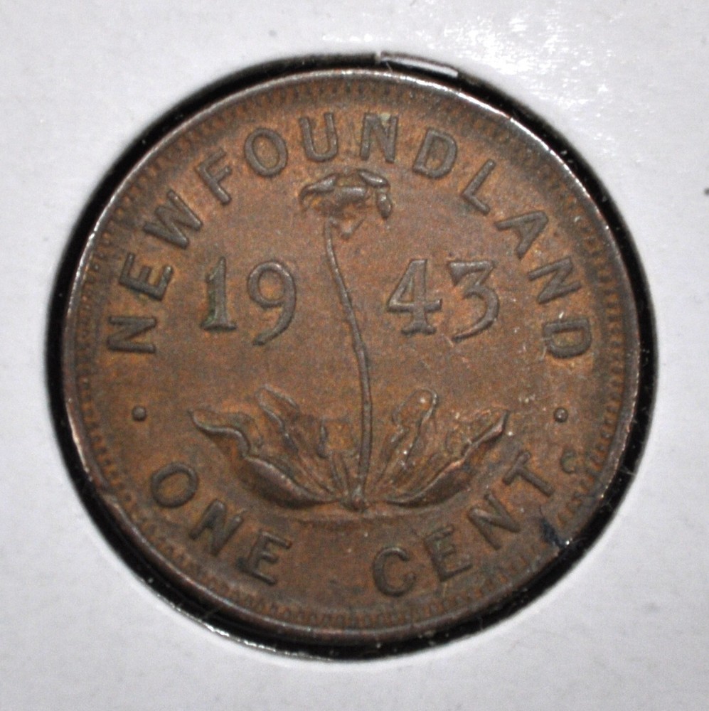 1943 Newfoundland One Cent
