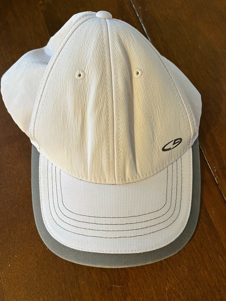 C9 Champion Running Baseball Hat Vented Reflective Adjustable Cap White One Size
