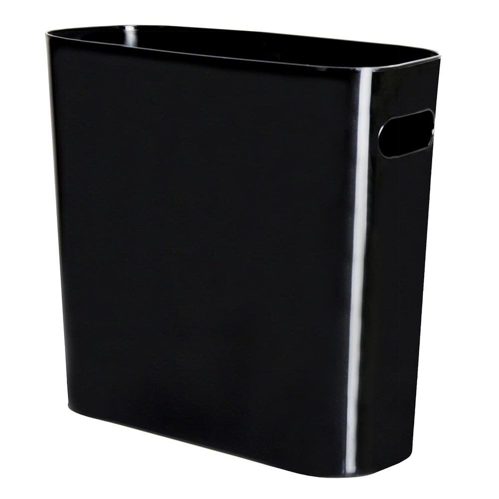 1.5 Gallon Slim Trash Can, Plastic Garbage Container Bin, Small Trash Bin